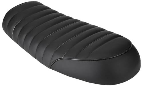 Coussin de Moto, Selle Plate de siège de café Cafe Racer Vintage pour CG125 GN CG CB400SS(Section D) Coussin moto PU cuir selle Cafe Racer Seat