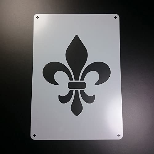 Schablone Fleur de Lys Lilie Heraldik - BD66