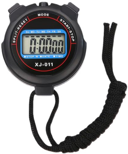 Cronómetro Deportivo Digital, Cronómetro Digital A Prueba Agua, Cronómetro Deportivo Multifunción Cronómetro Deportivo Digital para Natación Correr Árbitro Entrenamiento Deportivo