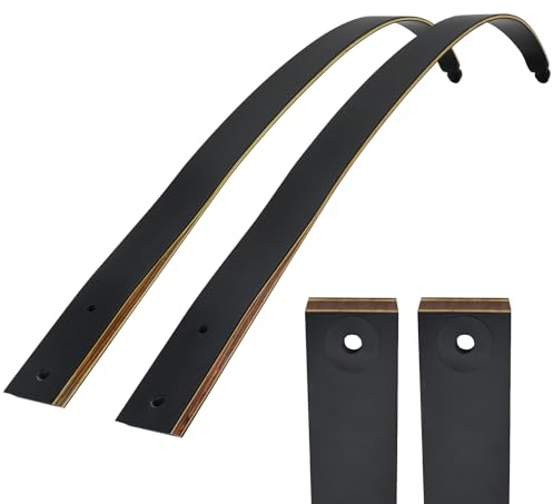 OUBOTER 20-60lbs Black Hunter Recurvebogen Wurfarm nur Tekedown Buggliedmaße Ersatz (25LBS)