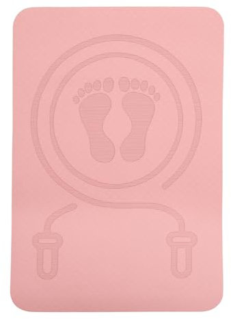 Supvox Sprungmatte Innensprungseilmatte Dehnungsmatten Yoga Matte Nicht- Slip- Jump- Seilmatte Kinder Springen Seil Fitnessmatte Extra Schlagschnur Übungsseil Reisen Tpe Springseil