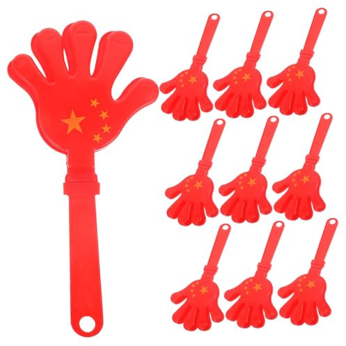 TOPBATHY 10stücke Handklatscher Klatscher- Für Party Sportveranstaltungen Laute Streich-