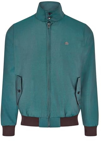 Merc Foundry Chaqueta Harrington, Verde, L para Hombre