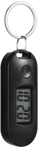 ULTECHNOVO Digitale Taschenuhr Leuchtende Tragbare Uhr Schlüsselanhänger Krankenschwesteruhr Anhänger Schlüsselanhänger Taschenanhänger Student Arzt Sanitäter, Geschenk FüR Rucksack (Schwarz)