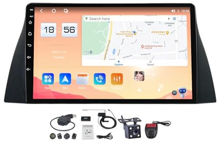 Generico Autoradio Android 12 da 9'' per Chery Tiggo T11 (2005-2013) - Radio 2 DIN da Incasso con CarPlay, Android Auto, FM/AM, Controllo vocale e Navigazione