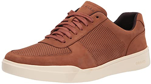 Cole Haan Men's Grand Crosscourt Modern Perforated Sneaker, British Tan, 8 UK