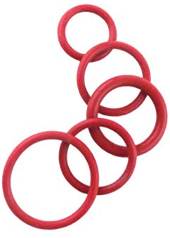 10 Pcs O-ring 55 mm x 61 mm x 3 mm | Silikon - SI Dichtungsringe Dichtung Gummidichtung O-ring 55x3-70 ShA - Dichtungen Gummiringe Set O-ringe Sortiment Dichtungssatz