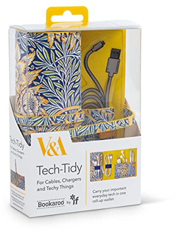 IF V & A Bookaroo Tech-Tidy Morris Tulipe et saule, jaune, taille unique