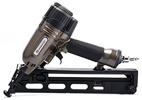 Carpenter Air Tools Carpenter C1565 15 Gauge Finish Nailer Pneumatic 15 Gauge Nails from 1-1/4 Inch up to 2-1/2 Inch 34 Degree Angle Finish Nailer
