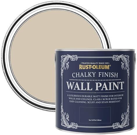 Rust-Oleum Light Brown Matt Emulsion Wall Paint - Butterscotch 2.5L