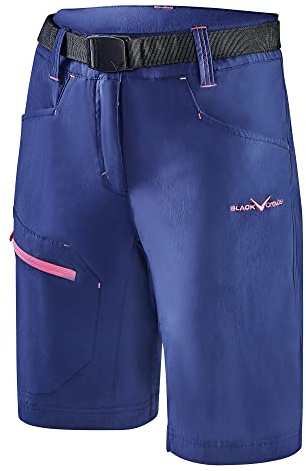 Black Crevice dam Vandringsshorts Vandringsshorts för kvinnor