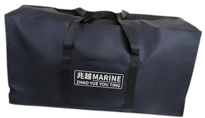 Oshhni Sac de Rangement pour Bateau de pêche Gonflable, Sac de Transport pour Bateau à Coque Simple, Sac pour Hors-Bord, Sac pour équipement de Plein air, 110 Cm X 32 Cm X 65