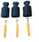 CNANRNANC 3 ganchos para radiadores redondos, accesorios de soporte, ganchos para radiador de toallas, color negro, ganchos para radiadores de toallas, color negro