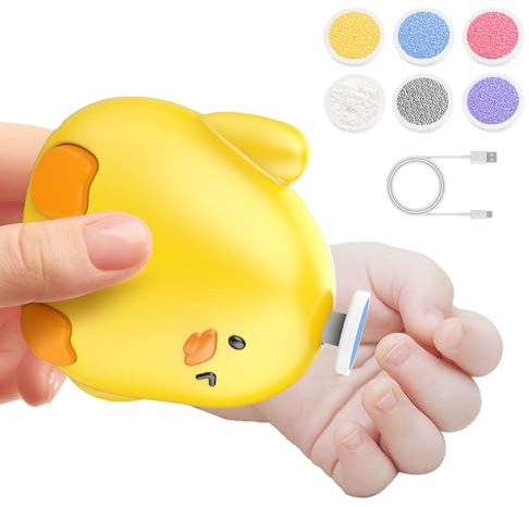 Lima Elettrico Per Le Unghie Del Bambino - Lima Per Unghie A Forma Di Pollo, Falciatrice Morbida Per Bambini Modellatore Sicuro Con Controllo Di Rotazione Morbido E Motore Silenzioso | Accessorio Di