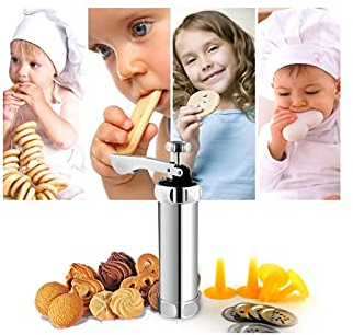 Macchina Biscotti Pistola sparabiscotti Manuale pressa Pasta frolla Decora Torte