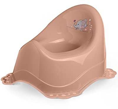 DOCARI Baby Töpfchen für Kinder ab 1 Jahr bis 3 Jahre Elefant rosa - Ergonomische Kindertoilette: kinderfreundlich, leicht & tragbar - Kinder Töpfchen Toilettentrainer - Abhaltetöpfchen Baby