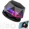 vsshe Altoparlante magnetico Bluetooth, G300 Altoparlante wireless magnetico con Luce RGB e supporto per telefono, mini scatola sonora portatile Bluetooth con Base magnetica, per superficie metallica