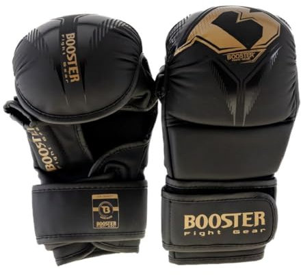 Booster Fightgear MMA Sparring Handschuhe Bangkok1 - MMA Grappling Freefight Training Handschuhe mit Dicker 6oz Polsterung (L)