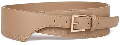 Snyggt dambälte, Justerbar gördel for kvinnor, flerfärgad(Khaki Color)