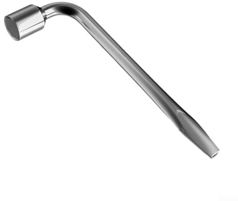 Honseadek Llave compacta ajustable de alto par para tuercas de rueda de coche y camión, llave de vaso extensible de acero inoxidable 45#, para mantenimiento de neumáticos de vehículos (24 mm)