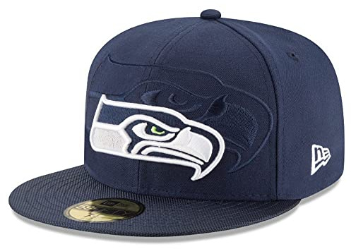 New Era 59Fifty Cap - Platinum Sideline NFL Seattle Seahawks