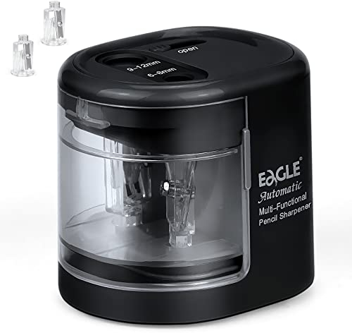 Eagle Bleistiftspitzer mit Doppelklinge für Bleistifte von 6-8 mm und 9-12 mm