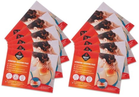 laro Wärmepflaster Schmerzlinderung Heatpad Multiwärmer Wärmepads - 10/20/40/80/160/320Stück - EXTRA WARM -100% natürlich - 8 Stunden verlässliche Wärme, Anzahl:10