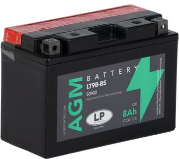 LP Motorcycle AGM Battery LT9B-BS (12V 8Ah)