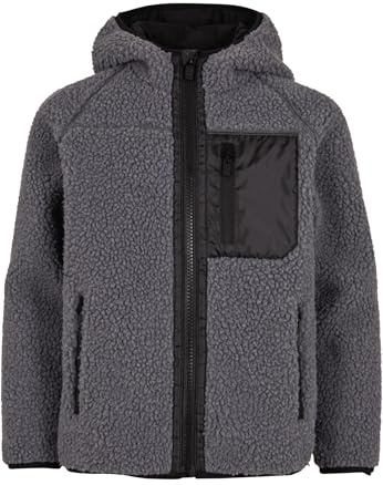 Brandit Kids Teddyfl. Jacket Hood 15Y, Farbe: anthracite, Größe: 122/128