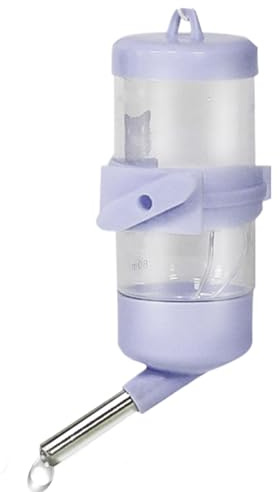 Botella de hámster – Dispensador de agua para jerbos – Recipiente antigoteo para jaulas con roedores, hámster, erizo, suministros para animales pequeños