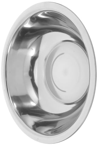 Healifty Bassine Multifonction en Acier Inoxydable 201 sans Magnétisme 32 CM Bac à Bain de Pieds et Bassin Visage Seau Résistant et Facile à Nettoyer pour Lessive et Soins Personnels