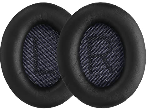 kwmobile 2X Ohr Polster für Bose Quietcomfort 35 35II 25 15 / QC35 QC35II QC25 QC15 Ohrpolster - Ersatz Ohrpolster - Kopfhörer Ersatzteile - Kopfhörer Ersatzpolster für Over Ear Headphones