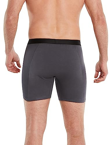 FINN Anti-perspirant boxer herr, svettskydd boxerbyxor, Färg: grå, M