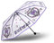 Roffatide Anime Cute Clear Bubble Umbrella 8 RIBS Umbrellas Folding Travel Umbrella Windproof Waterproof Light Protection Umbrella Transparent Clear Rain Umbrellas Purple