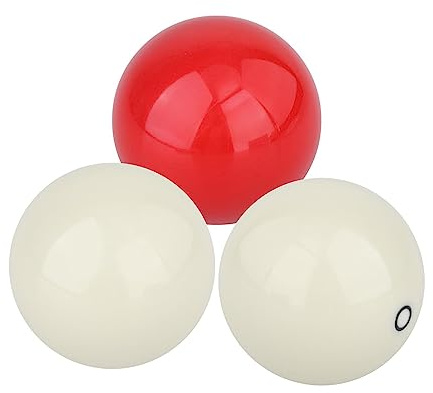 harayaa Palline da Biliardo da Biliardo da 3 Pezzi, Set di Palline da Carambola, Palline da Biliardo da Biliardo da Snooker da Pratica Sportiva al Coperto,
