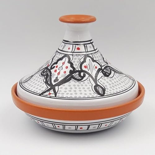 Tajine individuell utsvängd marockansk grå - D 22 cm