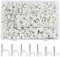 USENG Set da 700 pezzi Chiodini Ferma Cavo Elettrico Fermacavo con Chiodo,Fermacavi,Fermacavi Muro,Fermacavo con Chiodo Chiodi Ferma Cavi Fissaggio Clip Rotonda,Fermacavo Piatto 4/5/6/8/10mm Bianco