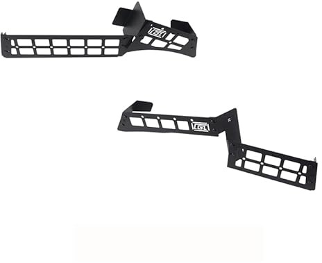 für X-Trail T31 2008-2013 Gepäcknetz Stauraum Kofferraum Robustes Verstellbares Molle-Regal, Aluminiumlegierung (2 Behälter)