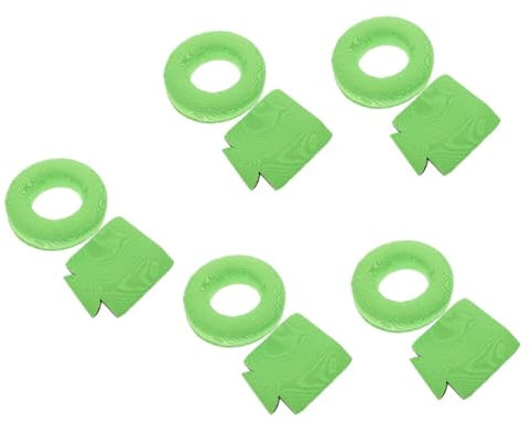 Ciieeo Lot De 5 Dessous De Verre Flottants en Néoprène pour Fête À La Piscine pour Bière Jus De Fruits Faciles À Transporter
