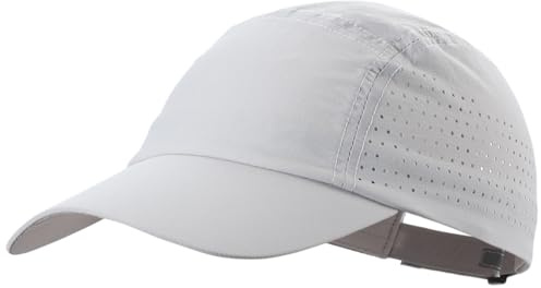 Magracy Mens UPF 50+ Running Cap Lightweight Sports Hat UV Protection Unisex Baseball Cap Light Grey