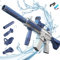 Elektrische Wasserpistole,Wasserpistole Elektrisch,Elektrische Wasserpistole für Erwachsene,Automatische Wasserpistole,Combat Water Gun,Wassergewehr Pistole,Große Spritzpistole