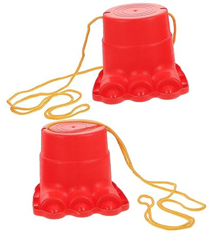 HOMOBABE Kinder Stelzen Spielzeug Aus Lebensmittelechtem Abs Material Gleichgewichtstrainingsspielzeug Für Outdoor Spiele Hüpfspiel Für Kinderteamspiel Und Koordination