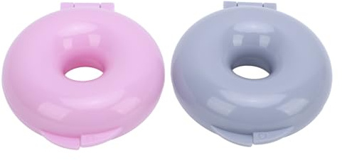 Fictory 2 teglie rotonde per ciambelle, vassoio per torta a ciambella in ABS, facile rilascio, antiaderente, pane bagel fai da te, strumento da cucina multifunzionale
