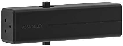 Yale DC140-0-D9005 Chiudiporta senza braccio articolato, nero/bianco, DC140