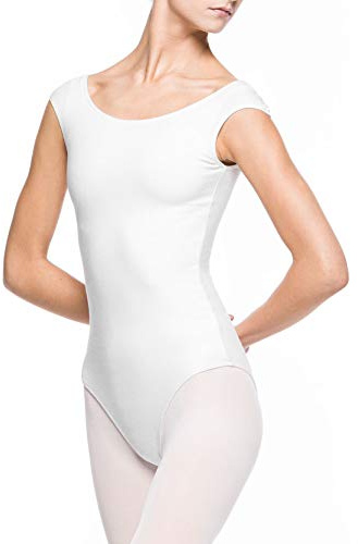 Arabesque klassisk danskläder dam balettdräkt body Raymonda Vit Large