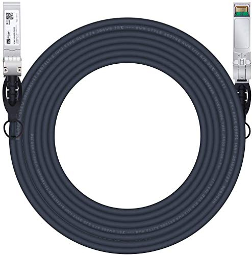 H!Fiber.com 10Gb/s SFP+ DAC Kabel, 7-meter (23 ft), 10GBase-CU Passiv Direct Kupfer Twinax SFP+ Kabel für Cisco SFP-H10GB-CU7M, Ubiquiti, Netgear, and Other Open Switches and NIC