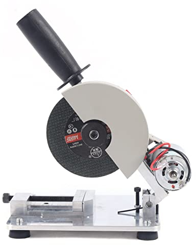 4 Holz Metalltrennsäge Tragbar Holz Metall Tischkreissäge Trennsäge Kappsäge Gehrungssäge Mini Schneidemaschine Metalltrennschleifer Metallsäge Eisensäge Cutter Geräuscharm