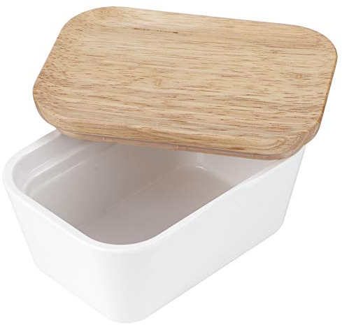 Fdit Accesorios de Almacenamiento de Platos de Mantequilla, Caja de Cuchillos Esparcidores, Contenedor de Mantequilla, Rebanador de Melamina, Cuchillo para Esparcir, de Postre