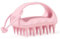 Vinabo Cepillo Masajeador Cuero Cabelludo Silicona Suave, Cepillo para Champú Estimula el Crecimiento del Cabello, Cepillo para el Cuero Cabelludo para Masaje de Cabeza - Rosa