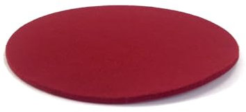 Untersetzer aus Filz, 5 mm dick, rund, D 16 bis D 30 cm, 20 Farben, Tisch Sideboard Regal Kommode Blumenvase Topf Teller Schüssel Pfanne (142 weinrot, D 30 cm)